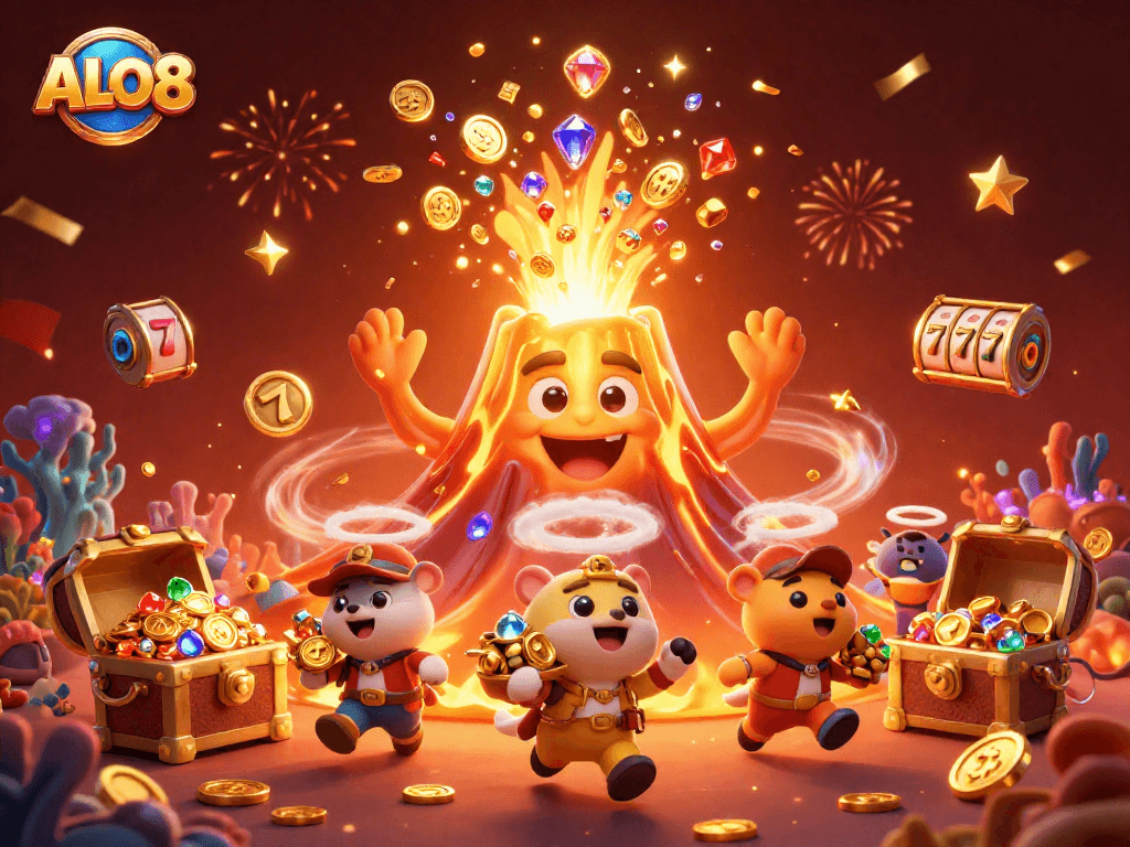 Experience thrilling jackpots and treasures at ALO8's vibrant online casino adventure.