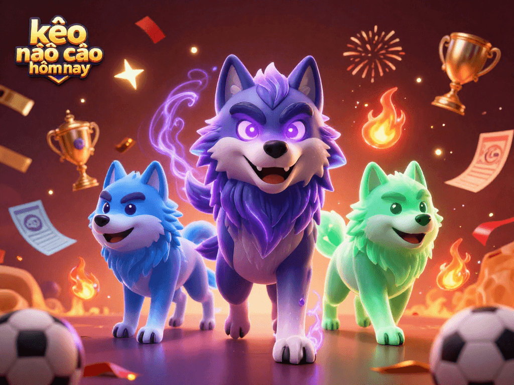 Engage in the thrill of kèo nhà cái hôm nay with vibrant sports betting elements and dynamic energy.