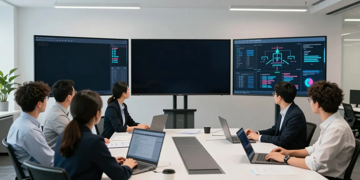 Adversarial simulation in a cybersecurity workspace involving collaborative team analysis and attack strategies.