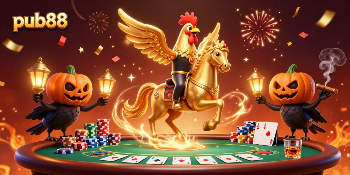 Experience thrilling gameplay at pub88 with captivating casino elements and colorful characters.