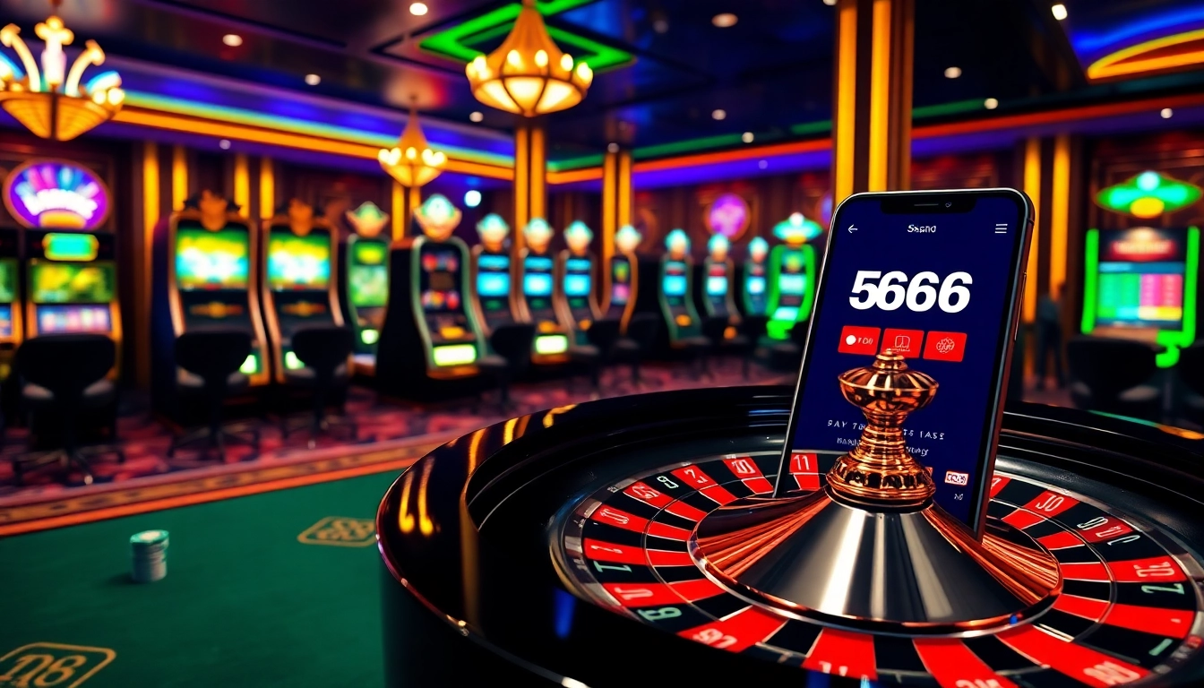 Experience the excitement of online gambling at s666.com with dynamic casino visuals.