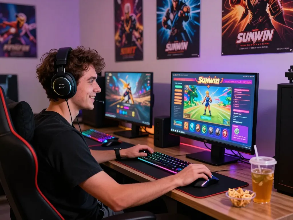 Tải Sunwin and enjoy thrilling online gaming experience with vibrant setup