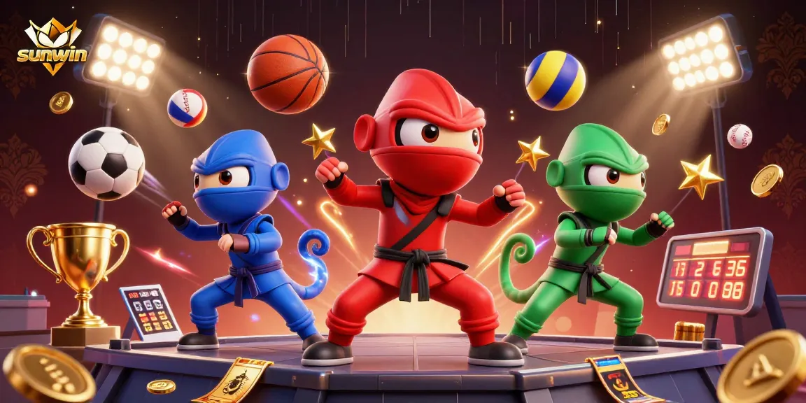 Experience excitement with sunwin at a vibrant ninja chameleon casino event!