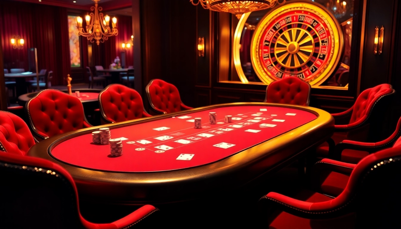 Intense poker action at a glamorous table representing https://hz88mie.com, highlighting high stakes and casino excitement.