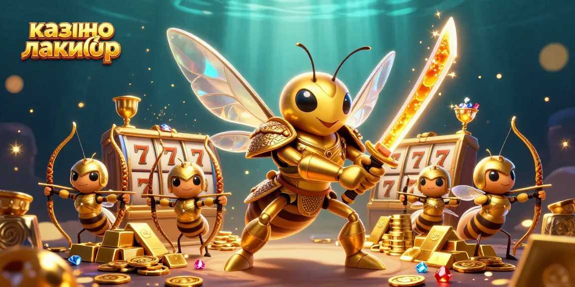 Engage with казино лакибир by spinning vibrant slot reels in a dynamic and colorful gaming scene.