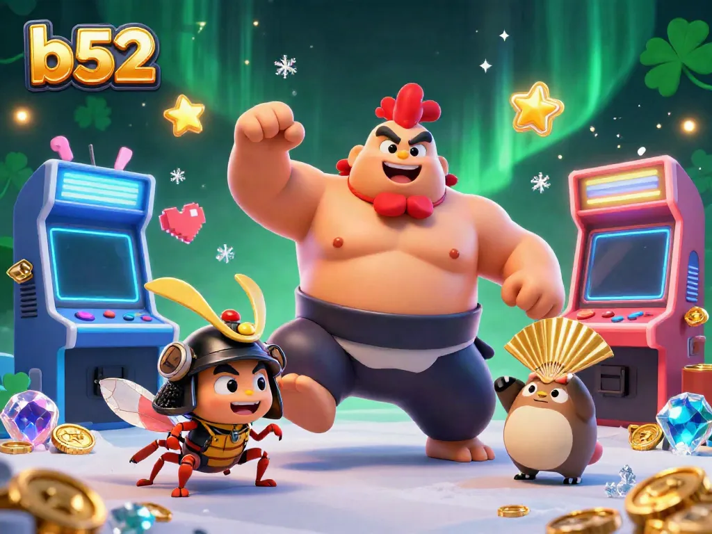 Experience thrilling gameplay at b52 with colorful arcade designs and enchanting 3D characters.