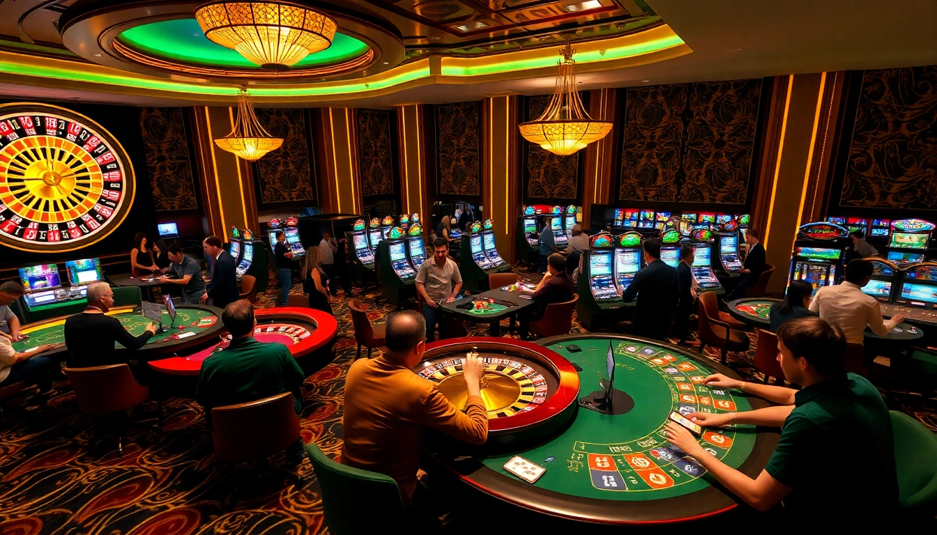 Join the excitement at OK365 with vibrant casino games like roulette and engaging player interactions.