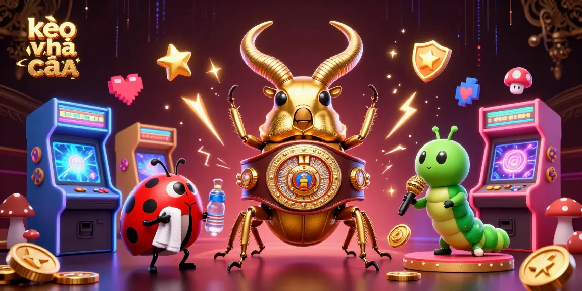 Experience the excitement of kèo nhà cái with vibrant 3D characters and dynamic gambling elements.