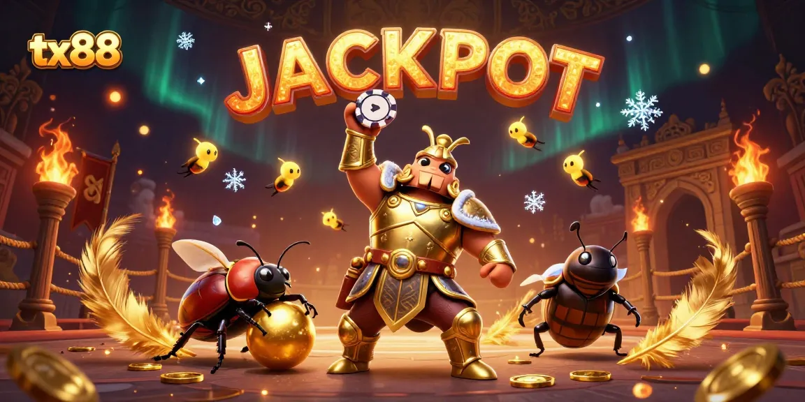 Experience the excitement of tx88's casino gaming with vibrant characters and jackpot thrills.